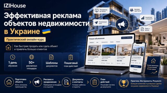 Эффективная реклама объектов недвижимости в Украине