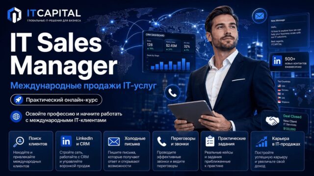IT Sales Manager: международные продажи IT-услуг