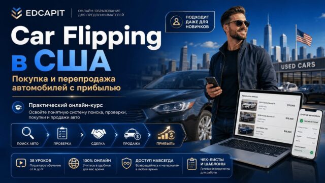 Car Flipping в США: научитесь покупать и перепродавать автомобили с прибылью