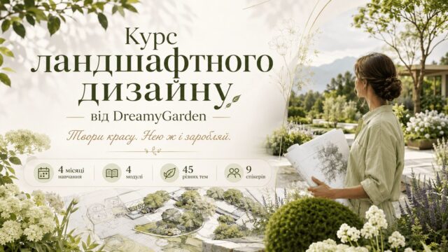 Курс ландшафтного дизайну від DreamyGarden