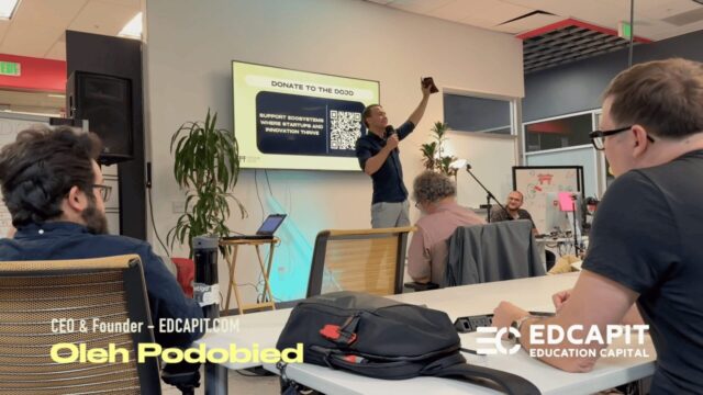 Oleh Podobied & EDCAPIT Showcased at STARTUPS MIX & PITCH in Silicon Valley (Hacker Dojo) On Friday, September 26, 2025 the innovation hub Hacker Dojo in Mountain View, CA hosted the STARTUPS MIX & PITCH event, bringing together entrepreneurs, investors, and innovators from across Silicon Valley. Among the featured presenters was Oleh Podobied, Founder and CEO of EDCAPIT, a U.S.-based global education platform that leverages AI to provide career-oriented courses in native languages for migrants and learners worldwide. During his pitch, Podobied outlined how EDCAPIT is addressing critical challenges in the global education market by combining multilingual accessibility, AI-driven course creation, and personalized tutoring. He also introduced the company’s ongoing $5M Seed round (SAFE, $20M post-money valuation) aimed at accelerating product development, AI innovation, and market expansion. 🎤 The full pitch can be viewed here: EDCAPIT – Startup Presentation by Oleh Podobied https://youtu.be/61RR2K8tISw The presentation sparked an engaging discussion with investors and industry leaders. Podobied received insightful questions from: Svet Svitlo – https://www.linkedin.com/in/svet-svitlo-7a0b467/ — who facilitated the invitation, Qi Diaz – https://www.linkedin.com/in/qidiaz/ — for hosting and providing the stage, Jorge Zavala – https://www.linkedin.com/in/jorgezavala/ — on platform structure, instructors, user base, course categories, and program length, Santiago Zavala – https://www.linkedin.com/in/santiago-zavala-47a68b7/ — on competition strategies and the company’s AI roadmap. EDCAPIT’s mission is to become a global hub for accessible education, enabling millions to build careers and integrate faster into new environments through innovative, AI-powered learning solutions. Events like STARTUPS MIX & PITCH highlight the unique role of Silicon Valley in shaping the future of technology and education — and for EDCAPIT, they serve as a powerful platform to share its vision with the world. #SiliconValley #Startups #EdTech #AI #Investment #EDCAPIT Oleh Podobied & EDCAPIT Showcased at STARTUPS MIX & PITCH in Silicon Valley (Hacker Dojo) On Friday, September 26, 2025 the innovation hub Hacker Dojo in Mountain View, CA hosted the STARTUPS MIX & PITCH event, bringing together entrepreneurs, investors, and innovators from across Silicon Valley. Among the featured presenters was Oleh Podobied, Founder and CEO of EDCAPIT, a U.S.-based global education platform that leverages AI to provide career-oriented courses in native languages for migrants and learners worldwide. During his pitch, Podobied outlined how EDCAPIT is addressing critical challenges in the global education market by combining multilingual accessibility, AI-driven course creation, and personalized tutoring. He also introduced the company’s ongoing $5M Seed round (SAFE, $20M post-money valuation) aimed at accelerating product development, AI innovation, and market expansion. 🎤 The full pitch can be viewed here: EDCAPIT – Startup Presentation by Oleh Podobied https://youtu.be/61RR2K8tISw The presentation sparked an engaging discussion with investors and industry leaders. Podobied received insightful questions from: Svet Svitlo - https://www.linkedin.com/in/svet-svitlo-7a0b467/ — who facilitated the invitation, Qi Diaz - https://www.linkedin.com/in/qidiaz/ — for hosting and providing the stage, Jorge Zavala - https://www.linkedin.com/in/jorgezavala/ — on platform structure, instructors, user base, course categories, and program length, Santiago Zavala - https://www.linkedin.com/in/santiago-zavala-47a68b7/ — on competition strategies and the company’s AI roadmap. EDCAPIT’s mission is to become a global hub for accessible education, enabling millions to build careers and integrate faster into new environments through innovative, AI-powered learning solutions. Events like STARTUPS MIX & PITCH highlight the unique role of Silicon Valley in shaping the future of technology and education — and for EDCAPIT, they serve as a powerful platform to share its vision with the world. #SiliconValley #Startups #EdTech #AI #Investment #EDCAPIT