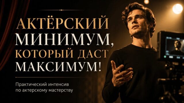 Курс "Актёрский минимум, который даст максимум"