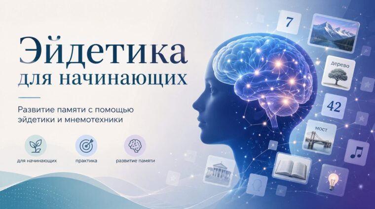 Эйдетика для начинающих. Развитие памяти с помощью эйдетики и мнемотехники. Эйдетика для начинающих. Развитие памяти с помощью эйдетики и мнемотехники.