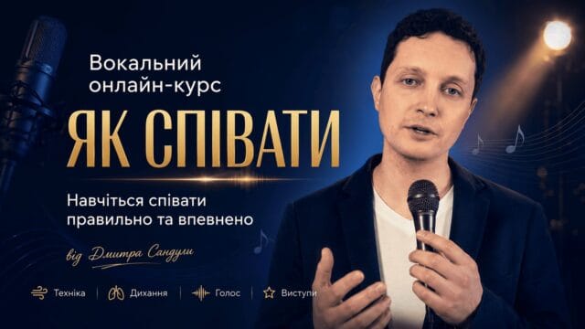 Вокальний онлайн-курс «Як співати» — навчіться співати правильно та впевнено