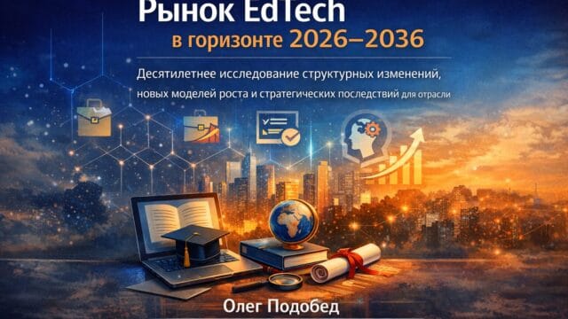 Как будет меняться рынок EdTech в горизонте 2026-2036 научное исследование Как будет меняться рынок EdTech в горизонте 2026-2036 научное исследование