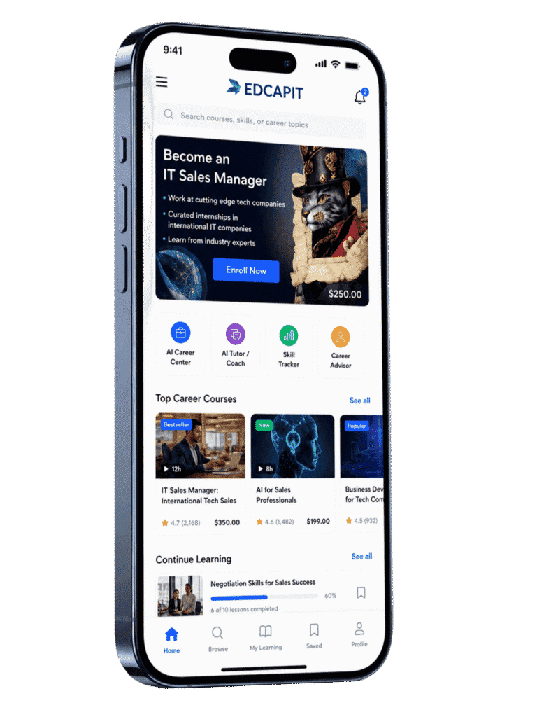 Download Mobile App EDCAPIT (Play Market and Apple Store)